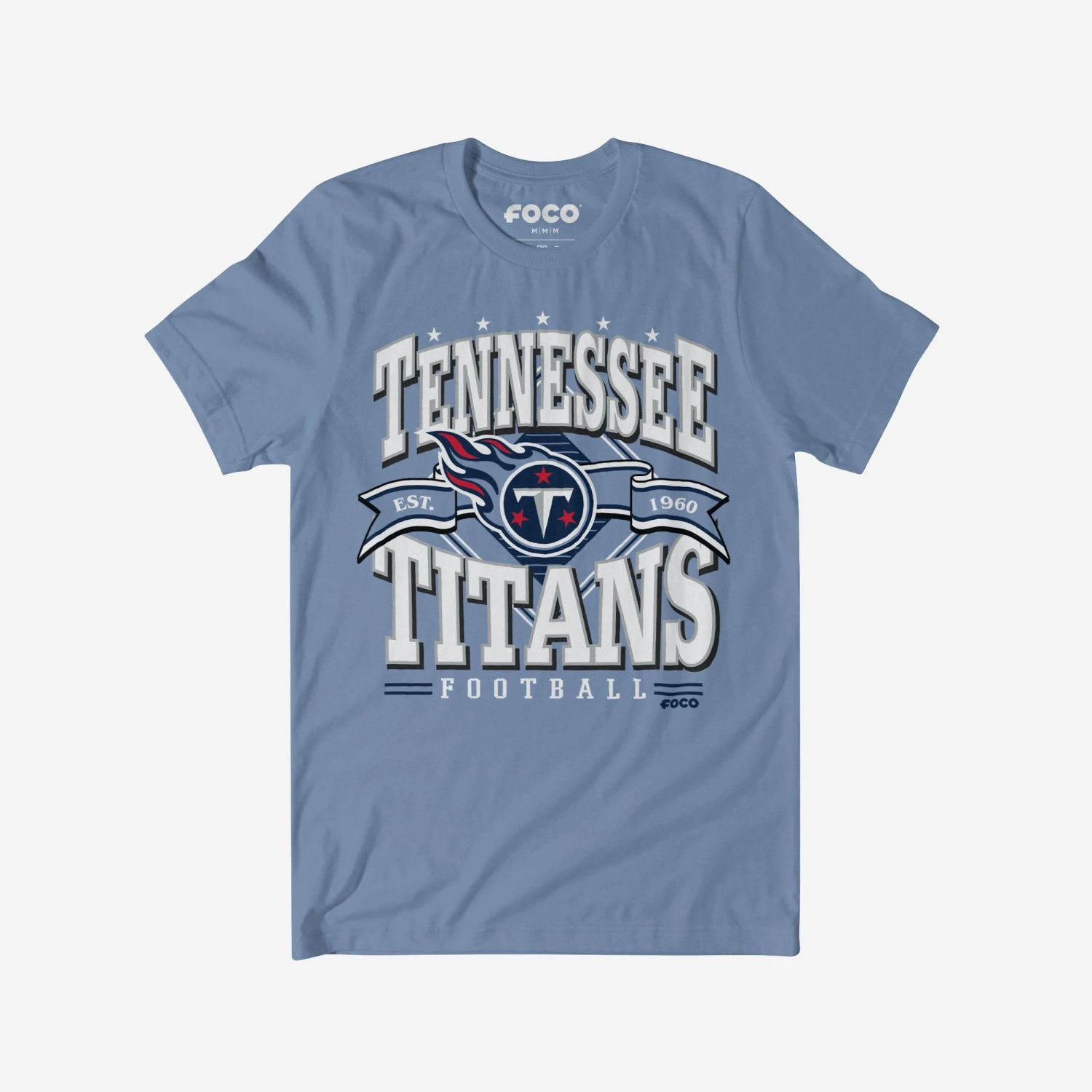 FOCO Tennessee Titans Established Banner T-Shirt 3 FOCO Tennessee Titans Established Banner T-Shirt