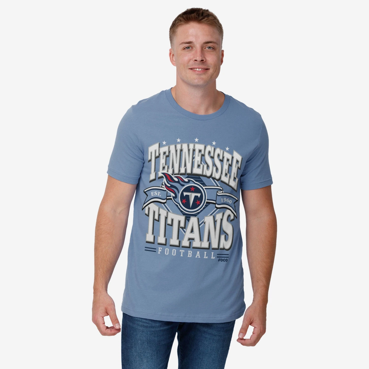 FOCO Tennessee Titans Established Banner T-Shirt 4 FOCO Tennessee Titans Established Banner T-Shirt - Image 2
