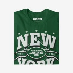 FOCO New York Jets Established Banner T-Shirt -FOCO Store TSMNFESTBN21NJ g4