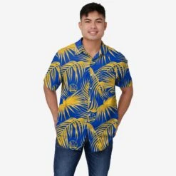 FOCO Golden State Warriors Original Hawaiian Button Up Shirt