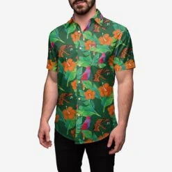 FOCO Florida A&M Rattlers Floral Button Up Shirt