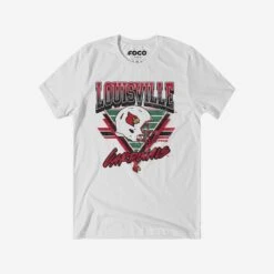 FOCO Louisville Cardinals Triangle Vintage T-Shirt