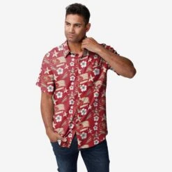 FOCO San Francisco 49ers Americana Button Up Shirt