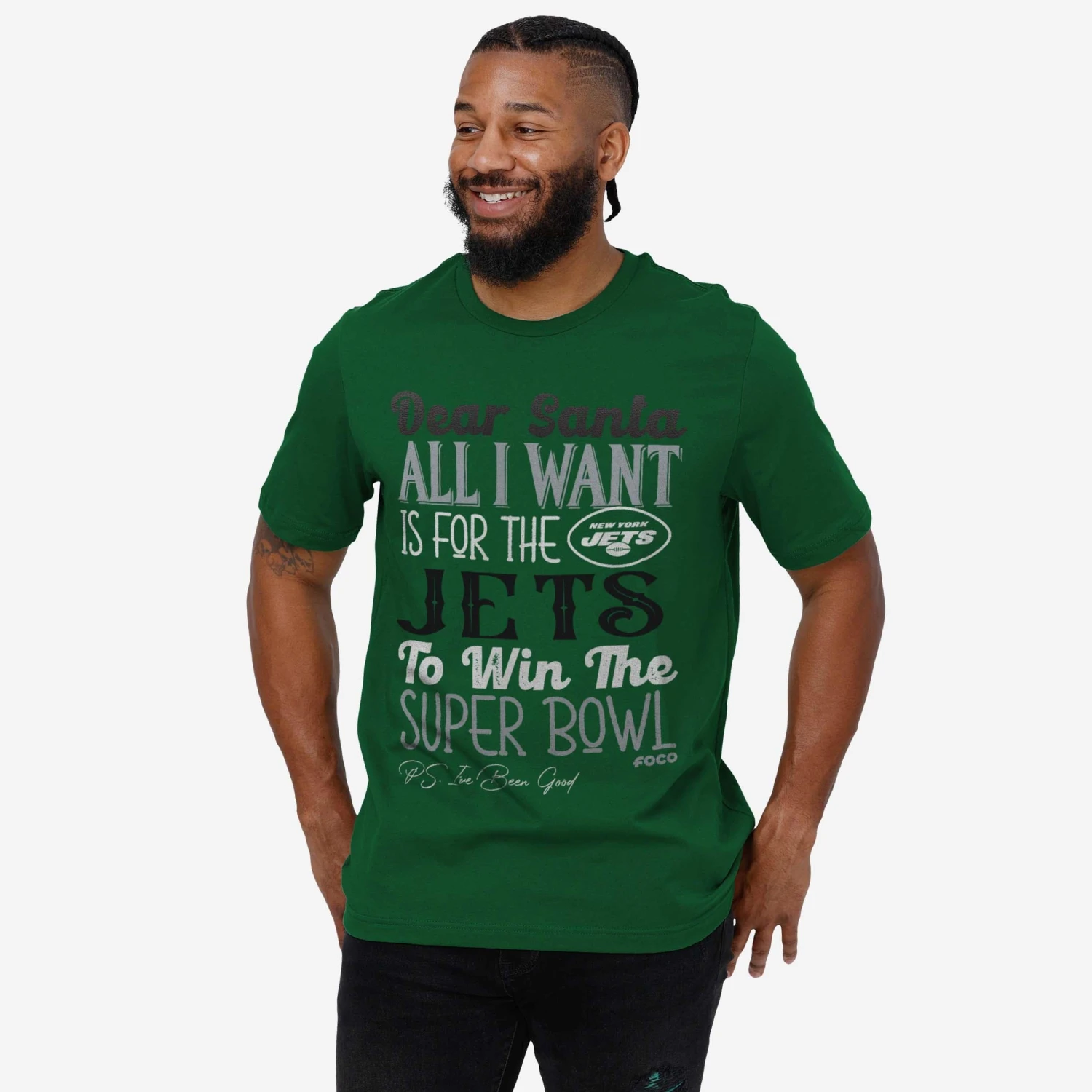 FOCO New York Jets All I Want T-Shirt 4 FOCO New York Jets All I Want T-Shirt - Image 2