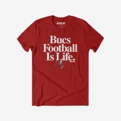FOCO Tampa Bay Buccaneers Football Is Life T-Shirt