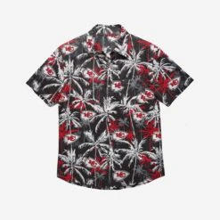 FOCO Kansas City Chiefs Black Floral Button Up Shirt -FOCO Store TSNFFLRLBTUBKKC g3