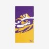 FOCO LSU Tigers Big Logo Beach Towel -FOCO Store TWLBCNCBLLSU p