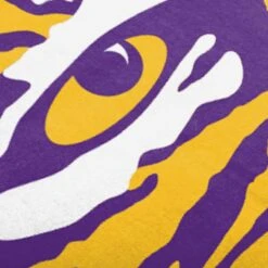 FOCO LSU Tigers Big Logo Beach Towel -FOCO Store TWLBCNCBLLSU s