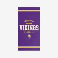 FOCO Minnesota Vikings Property Of Beach Towel