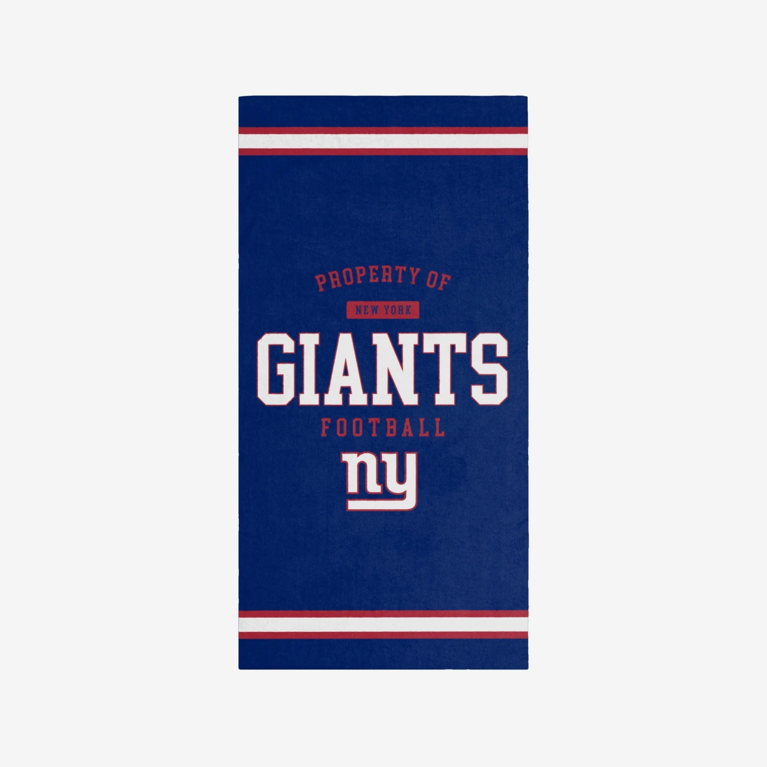 FOCO New York Giants Property Of Beach Towel 3 FOCO New York Giants Property Of Beach Towel