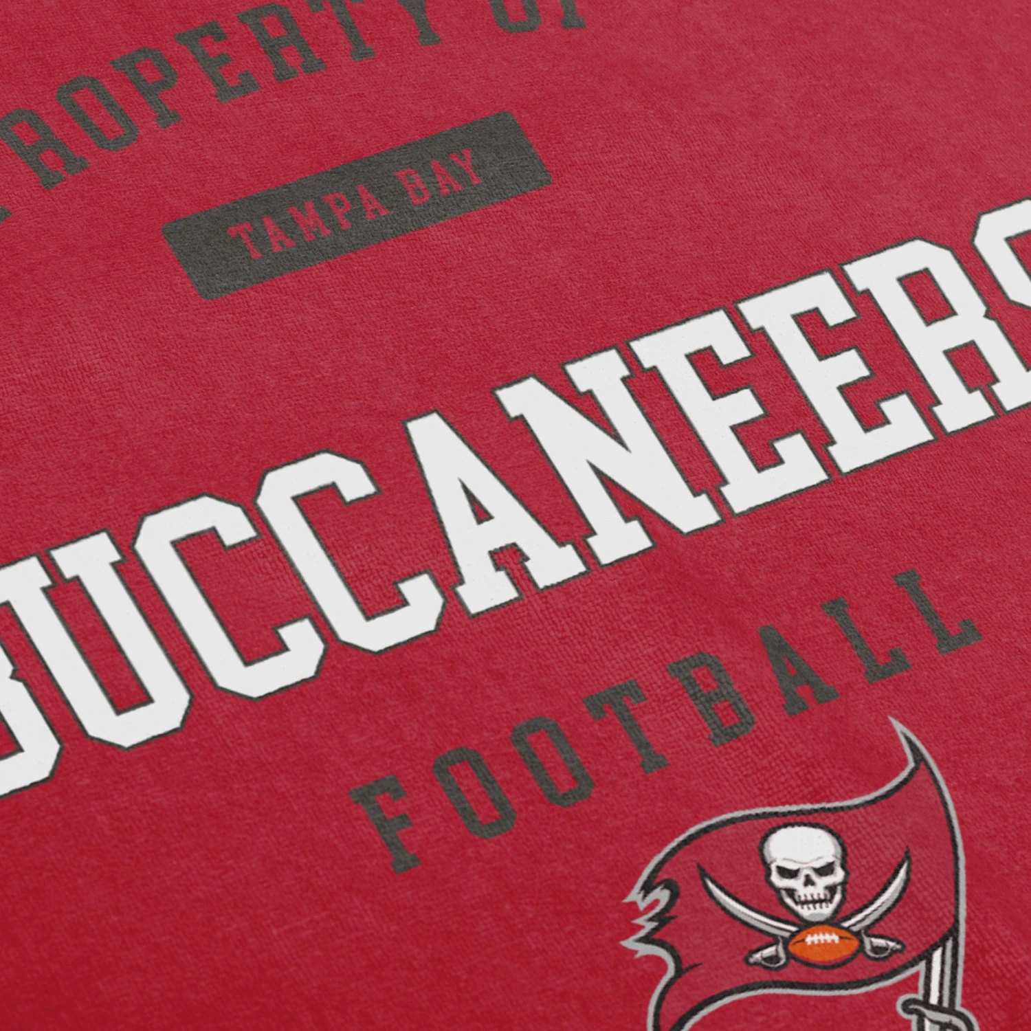 FOCO Tampa Bay Buccaneers Property Of Beach Towel 4 FOCO Tampa Bay Buccaneers Property Of Beach Towel - Image 2