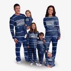 FOCO Vancouver Canucks Youth Family Holiday Pajamas 5 FOCO Vancouver Canucks Youth Family Holiday Pajamas -FOCO Store VC g3